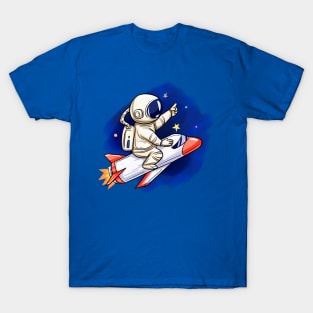 Astronaut Rocket Ride T-Shirt